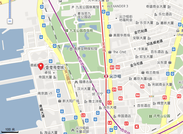 香港海港城购物地图图片