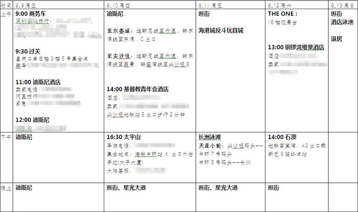 9月香港五天四晚 两老一大一小 迪士尼 购物 景点悠闲游 Lillyshang 十六番