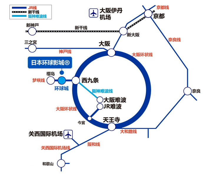 日本环球影城 大阪环球影城 票价 交通 实用信息 卡咩 十六番