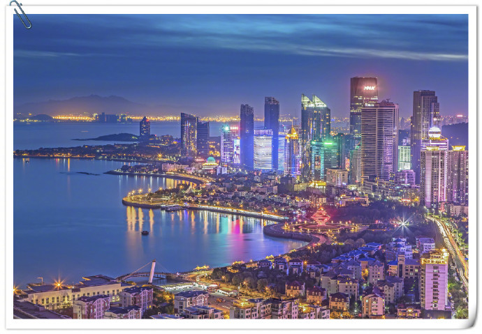 中国最美的十大海滨城市之一:青岛,一个满目海景浪漫的城市.