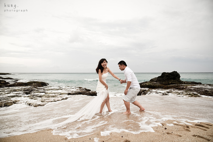 台湾旅拍婚纱_台湾美女果子婚纱